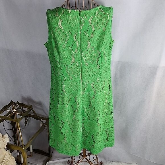 Spring Green NY&Co. Size 10 Dress - Picture 4 of 8